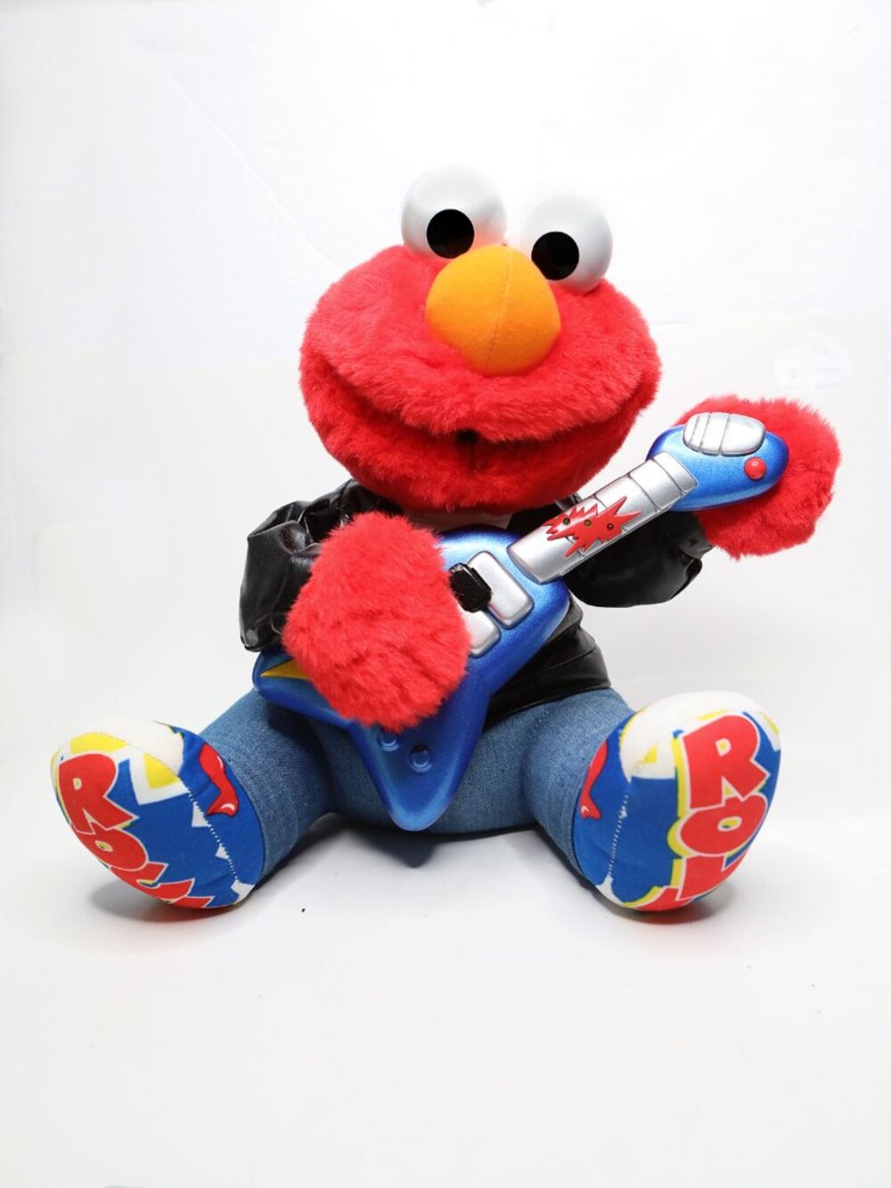 Vintage 1998 Rock & Roll Elmo Singing Interactive Toy Tested & Working Tyco